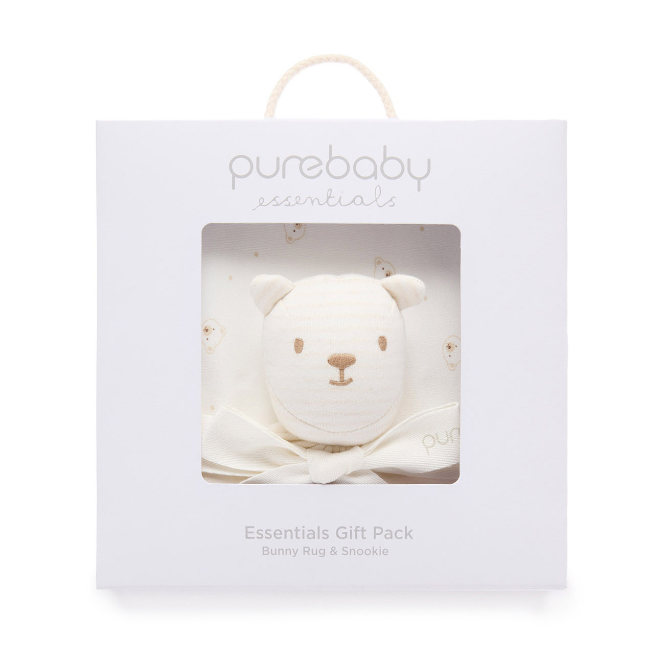 Purebaby Bunny Rug & Snookie Pack